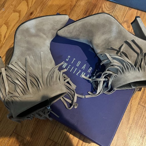 Stuart Weitzman Tan Booties size 9M - Picture 2 of 5